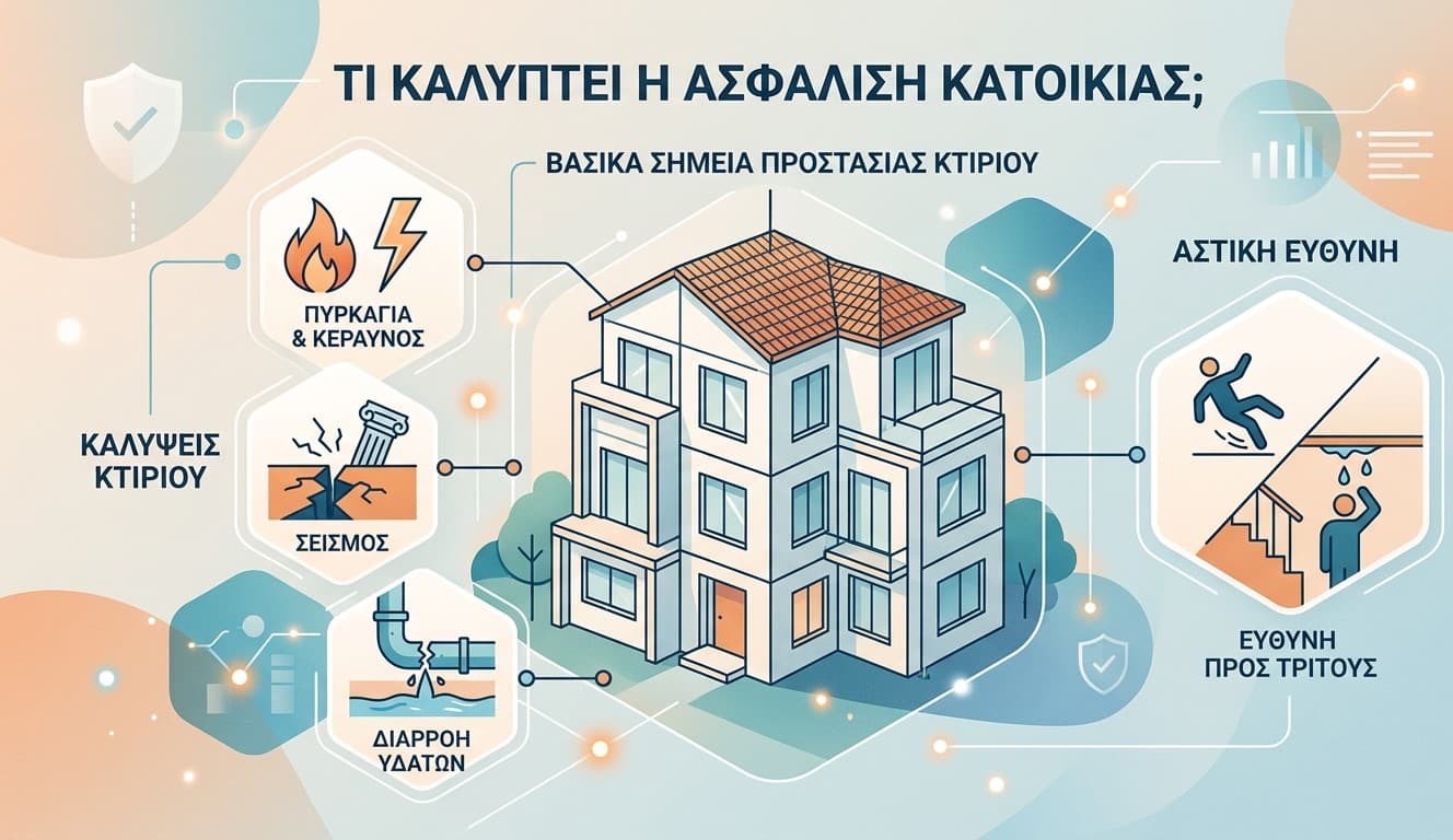 Τι καλύπτει η ασφάλεια σπιτιού;